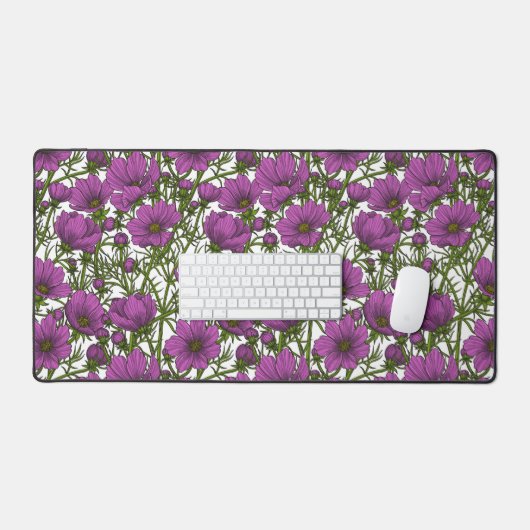 Fleurs de cosmos violet (Clavier et souris)