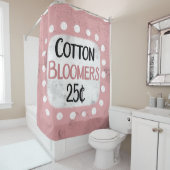 Fleurs de coton 25 Cents Rideau de douche (En situation)