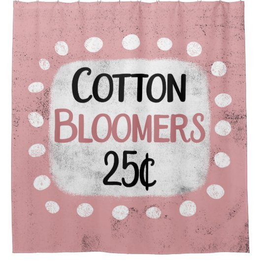 Fleurs de coton 25 Cents Rideau de douche (Devant)