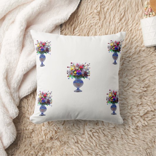 Fleurs de Coussin de décoration (Couverture)