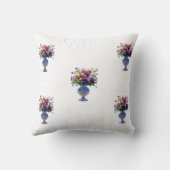 Fleurs de Coussin de décoration (Verso)