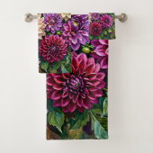 Fleurs de dahlia colorées (En situation)