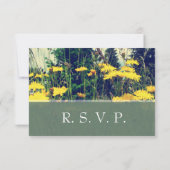 fleurs de dandelion sauvage RSVP mariage (Dos)