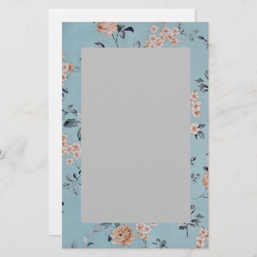 Fleurs de décoration - Papeterie (Devant / Derrière)