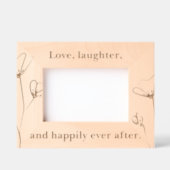 Fleurs de devis mariages Cadres en bois personnali (Recto)