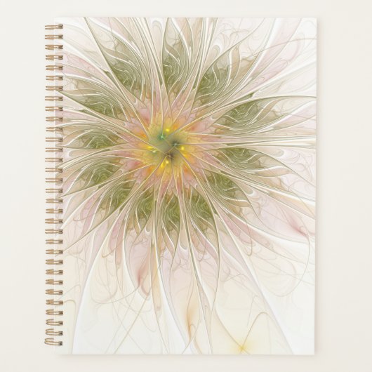 Fleurs de fantaisie fractale douces et tendres (Devant)