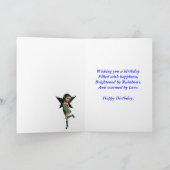 Fleurs de fleur carte 3e anniversaire (Intérieur)