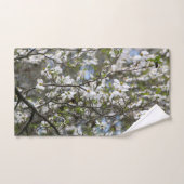 Fleurs de fleur de cornouiller (Serviette à main)