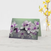 fleurs de fleurs carte de voeux (Fleur jaune)