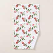 Fleurs de fleurs de cerisier rose mignonne Peintur (Serviette à main)