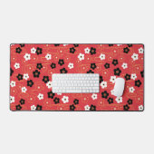 Fleurs de fleurs de cerisier rouge Sakura japonais (Clavier et souris)