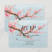 Fleurs de fleurs de cerisier RSVP (Devant / Derrière)