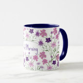 Fleurs de fleurs printanières Café Mug (Devant droit)