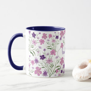 Fleurs de fleurs printanières Café Mug