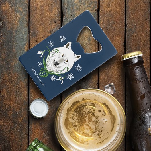 Fleurs de flocons de neige du loup sauvage de l'Ar