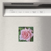 Fleurs de foi Jean 3:16 Magnet Rose (In Situ (Lave-vaisselle))