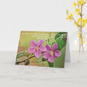 Fleurs de foi Matthieu 18:20 Carte de note (Fleur jaune)