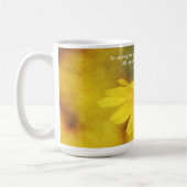 Fleurs de foi Psaume 31:24 Mug Fleur Sauvage (Gauche)