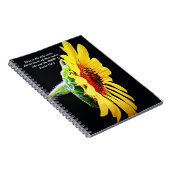 Fleurs de foi tournesol Carnet de prière brillant (Côté Droit)
