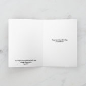 Fleurs de foi tournesol carte d'anniversaire (Intérieur)