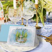 Fleurs de fontaine colombes Mariage Carte de remer