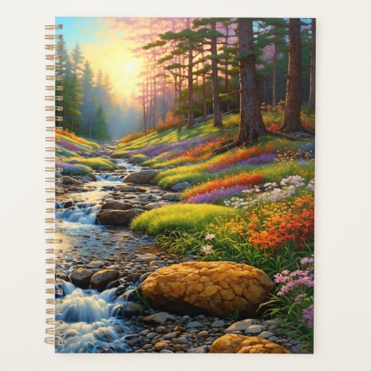 Fleurs de forêt Art coloré (Devant)
