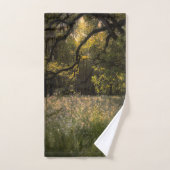 Fleurs de Forêt Enchantée Florale Romantique Rusti (Serviette à main)