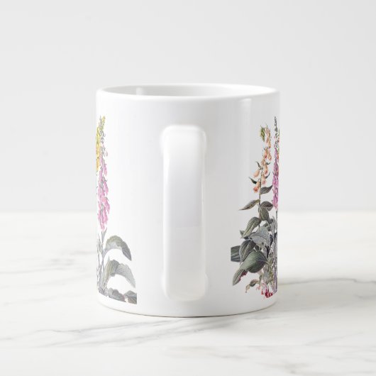 Fleurs de Foxglove Jumbo Mug (Dos)