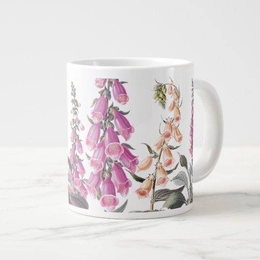 Fleurs de Foxglove Jumbo Mug (Devant droit)