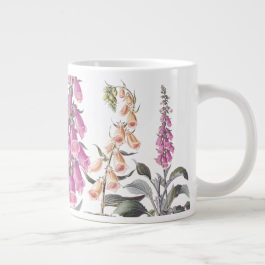 Fleurs de Foxglove Jumbo Mug (Droite)
