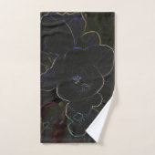 fleurs de freesia contour (Serviette à main)