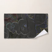 fleurs de freesia contour (Serviette à main)