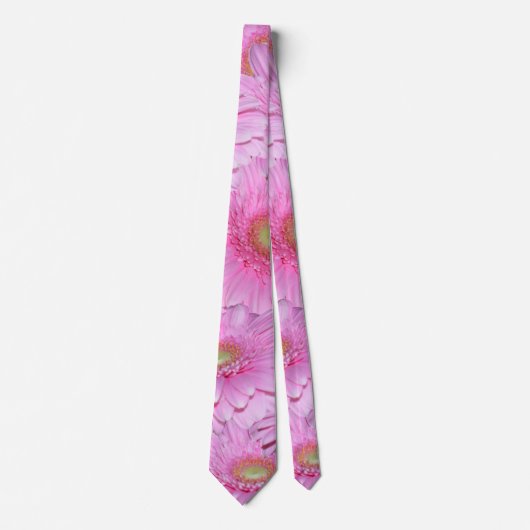 Fleurs de Gerbera rose Angel, Cravate (Devant)