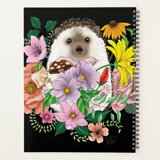 Fleurs de hérisson mignonnes (Dos)