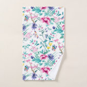 Fleurs de jardin anglais coloré motif (Serviette à main)