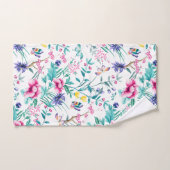 Fleurs de jardin anglais coloré motif (Serviette à main)