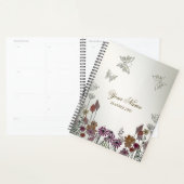 Fleurs de Jardin colorées Papillons Nature Rustiqu (Devant avec enveloppe)