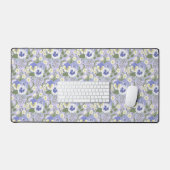 Fleurs de jardin printanier sur lavande (Clavier et souris)