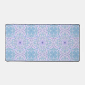 Fleurs de jardin rétro en bleu et violet (Recto)