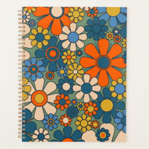 Fleurs de Jardin Rétro Motif Floral
