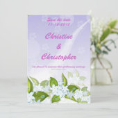 Fleurs de Jasmin Invitation à personnaliser pour S (Debout devant)