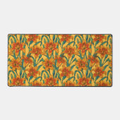 Fleurs de jour tawny, bleu et jaune (Recto)