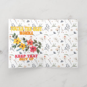 Fleurs de la carte de fête des mères