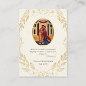 Fleurs de la carte de prière des Mariages orthodox (Devant)