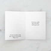 Fleurs de la Foi Blessures d'anniversaire Carte Ro (Intérieur)