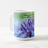 Fleurs de la foi Jude Mug de fleurs bleues (Devant gauche)