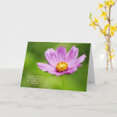 Fleurs de la Foi rose Fleur et carte d'écriture (Fleur jaune)