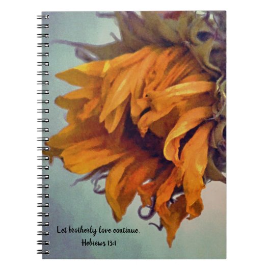 Fleurs de la foi tournesol Art Love Prayer Journal (Devant)