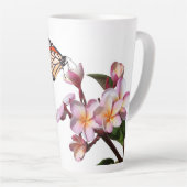Fleurs de la Plumeria Mug de papillon du Monarque (Angle droit)