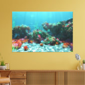 Fleurs de la toile de mer Imprimer (Insitu(Salon))